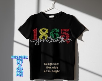 Modèle de strass liberté Juneteenth SVG - conception Hotfix SS10 histoire des Noirs - téléchargement numérique Silhouette Cricut