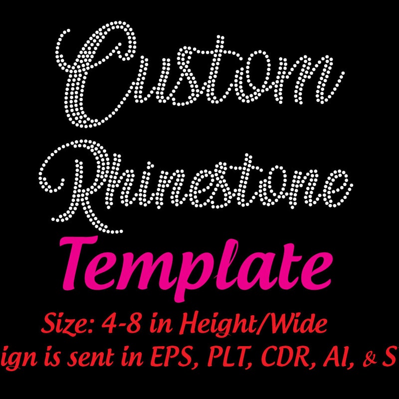 Rhinestone Templates - Etsy
