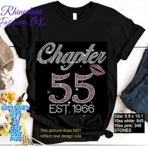 Chapter 55 Instant download svg rhinestone template