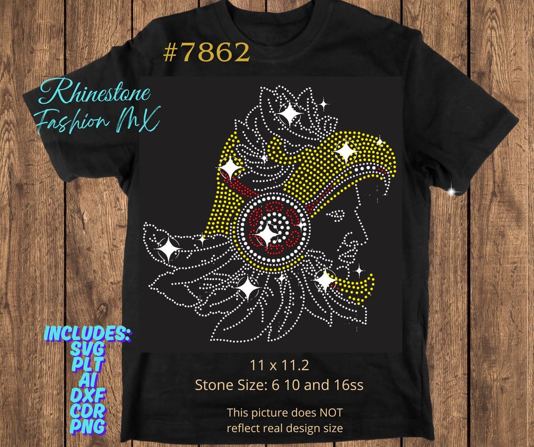 Aztec Warrior Rhinestone SVG | Tribal Bling Hotfix Template | Warrior ...