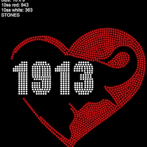 1913 Elephant Sorority SVG Rhinestone Template Instant Download