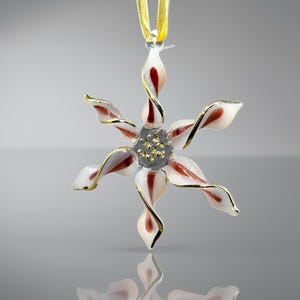 Spiral Star Glass Ornament Multi Color - Egyptian Handblown Christmas Tree - Christmas Guft- home Decor - Gift Idea -Holiday Decor Celebrate