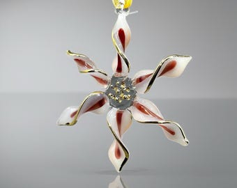 Spiral Star Glas Ornament Multi Color - Ägyptischer mundgeblasener Weihnachtsbaum - Weihnachtsgeschenk - Wohnkultur - Geschenkidee - Feiertagsdekor Feiern