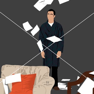 Sheldon Big Bang Theory - I give up - Silhouette Clipart, Decal, Vector, Digital Download PNG, JPEG, SVG
