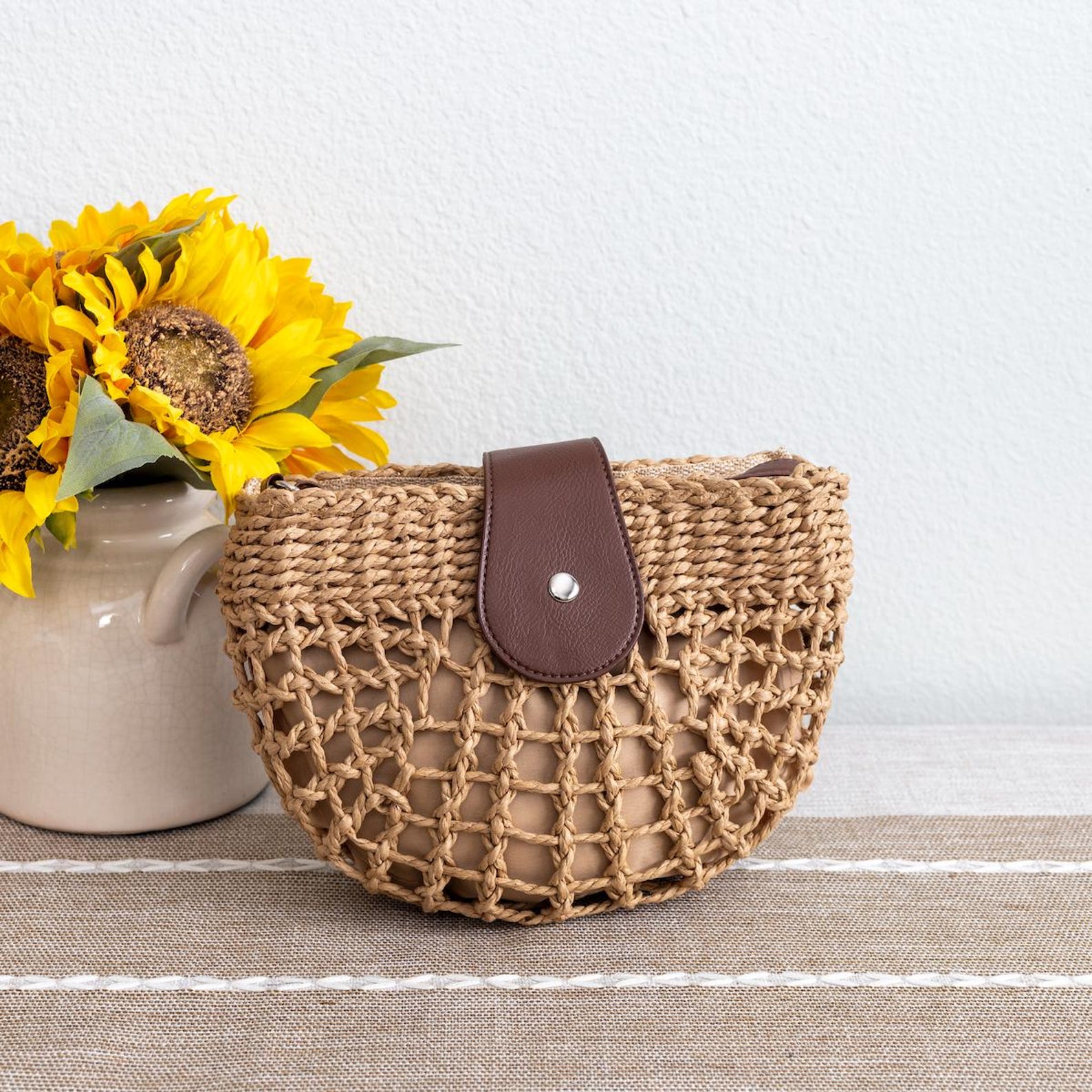 straw-half-moon-shoulder-bag-boho-chic-woven-purse-etsy