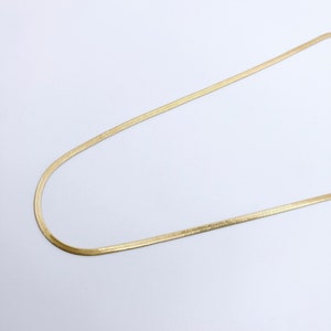 Dainty Choker Snake Chain Necklace|18k Gold Plated|Classic Necklace|Waterproof Jewelry Minimalist Jewelry|Layering Necklace Choker Gol Chain