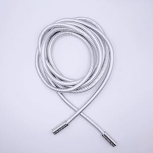 Tie-up Silver Rope belt in soft leather
