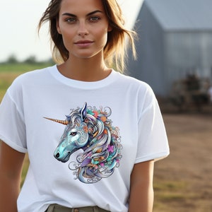 Unicorn Shirt Women Etsy UK