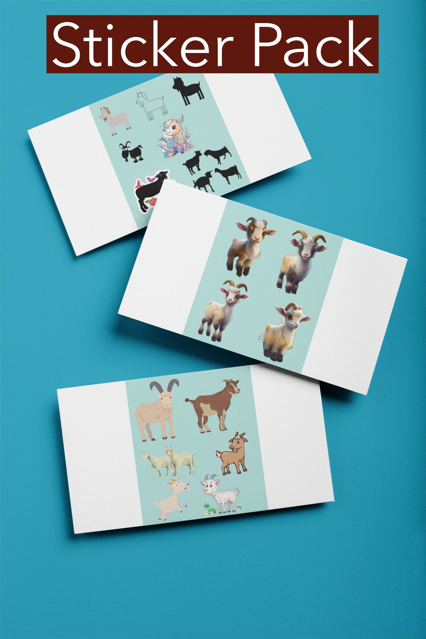Billy Goat Sticker Three Billy Goats Gruff Activity Workbook: Preschool Writing & Stickers ...