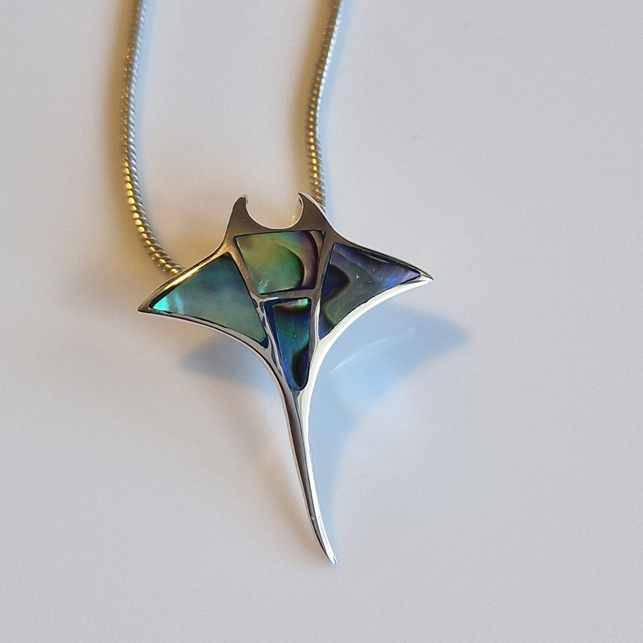 Larimar Art Deco Star Pendant by Alamea Larimar Art Deco Star Pendant by Alamea
