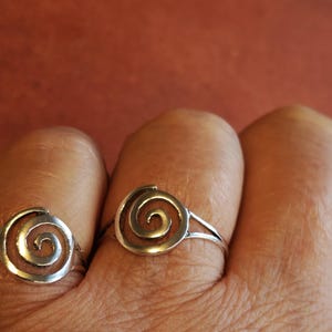 Sterling Silver Spiral Ring: Handmade Celtic Statement Jewelry image 15