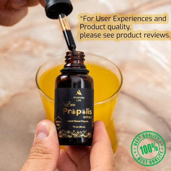 propolis cosmetics product, bottles with bee extract based on