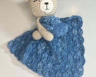 Osito de peluche, regalo para baby shower, animalito de peluche tejido a crochet, osito de crochet