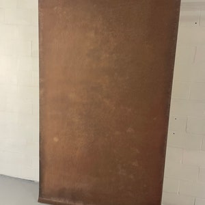 茶色の赤い背景の布。手描きの背景。 122cm×210cm。厚手の高品質キャンバス。