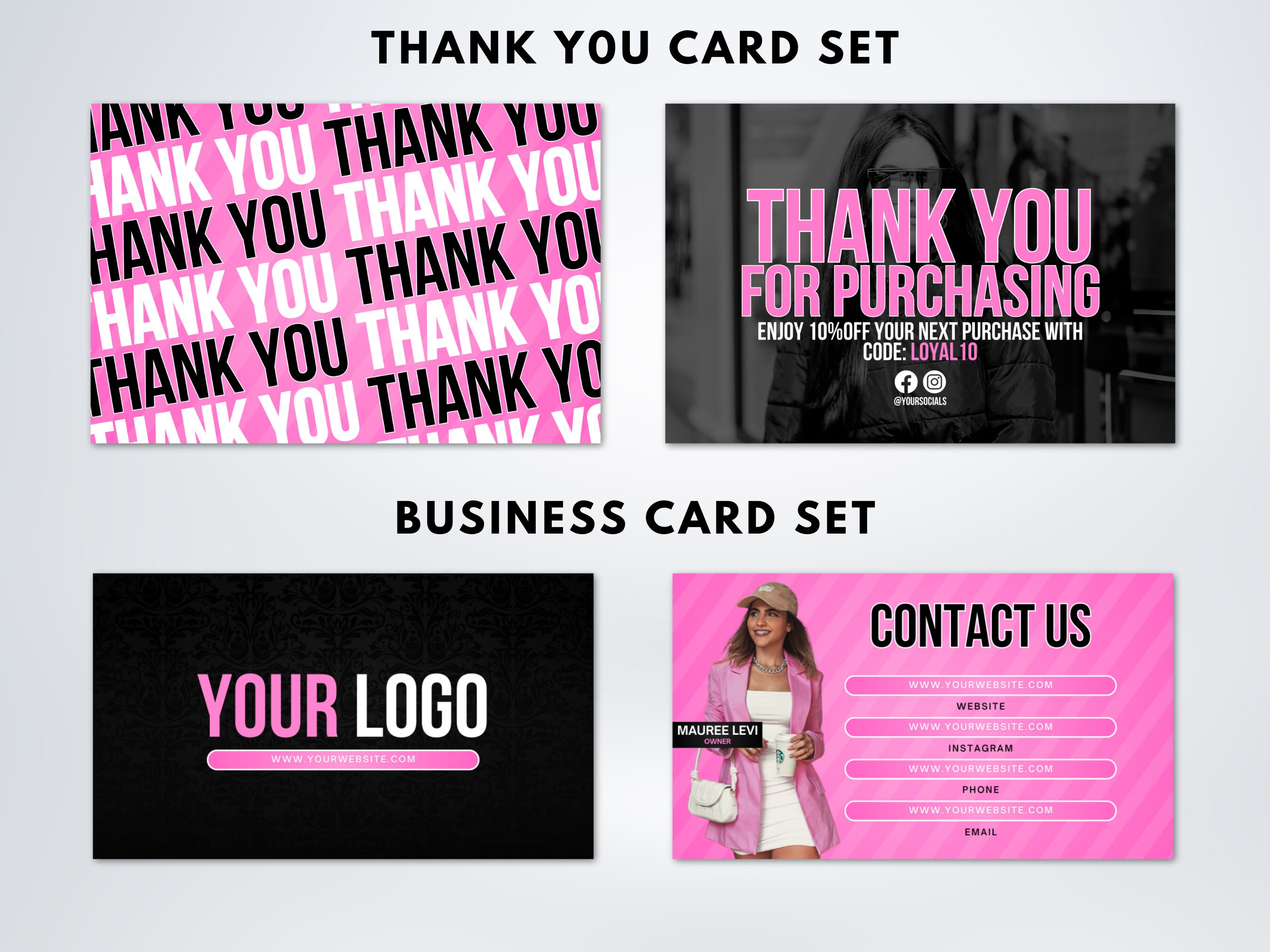 Fashion Boutique Branding Kit Fashion Branding Kit Boutique Etsy