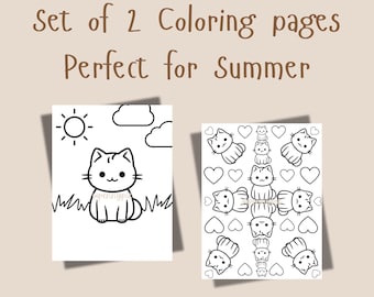 Dibujos para colorear de gatos, dibujos para colorear para niños, dibujos para colorear de gatitos
