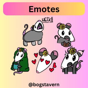 5 Custom Emotes for Twitch Discord