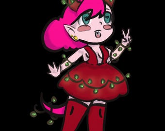 Anpassad Chibi-karaktärsavatar Twitch Discord