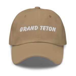 Grand Teton Dad Hut, Gestickter Hut, Grand Teton National Park, Einfacher Nationalpark Hut, Outdoorsy Hut, Wanderhut, Souvenir National Park