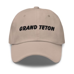 Grand Teton Dad Hut, Gestickter Hut, Grand Teton National Park, Einfacher Nationalpark Hut, Outdoorsy Hut, Wanderhut, Souvenir National Park