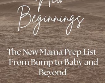Der New Mama Prep-Leitfaden. Ausdruckbare Schwangerschaft Workbook | Trimester Checklisten, Affirmationen & Partner Support | Ungiftig, Mutterschafts-Planer
