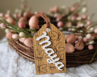 Personalised Easter tag