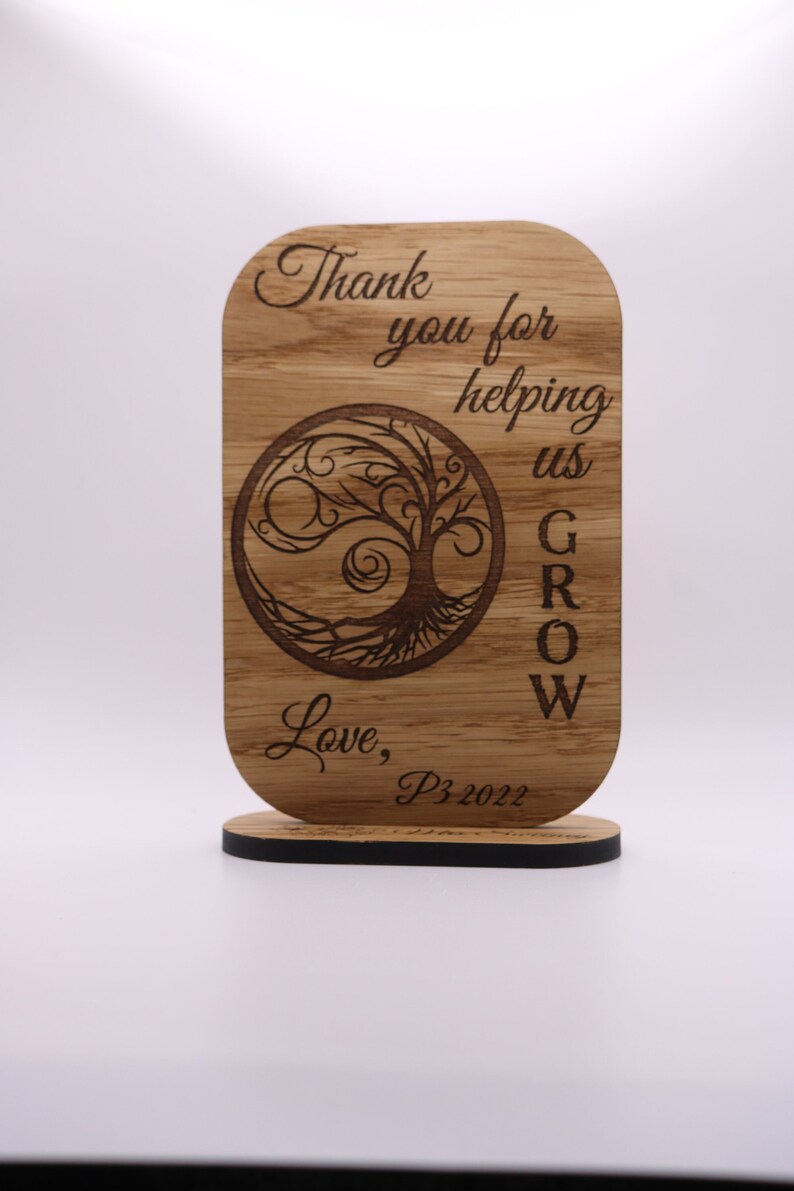 Personalized Teacher Plaque / Custom Plaque to Show Your Gratitude