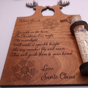 Reindeer food/ Letter from the North Pole/ Letter from Santa/ Personalised childrens gift image 6