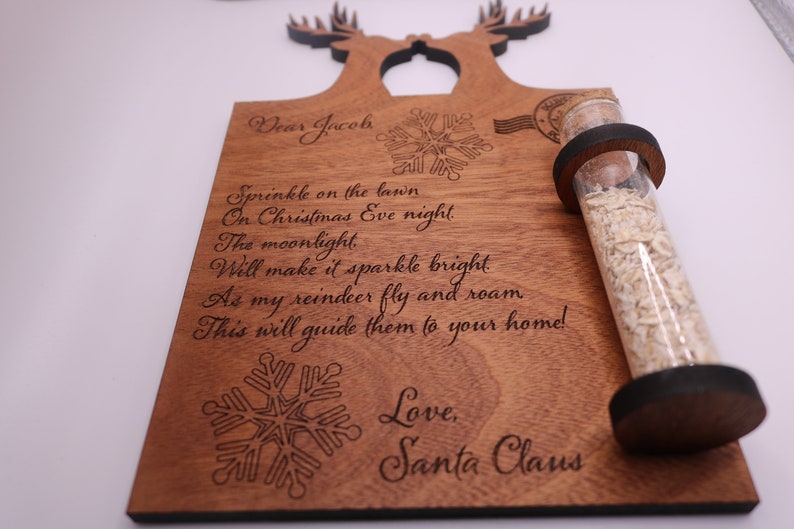 Reindeer food/ Letter from the North Pole/ Letter from Santa/ Personalised childrens gift image 6