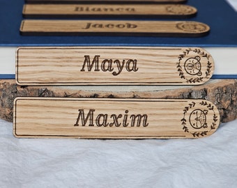 Kinder Lesezeichen / Lesezeichen aus Holz / Lesezeichen für Kinder /