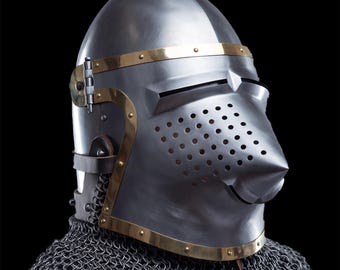 14th Century Bascinet Hounskull