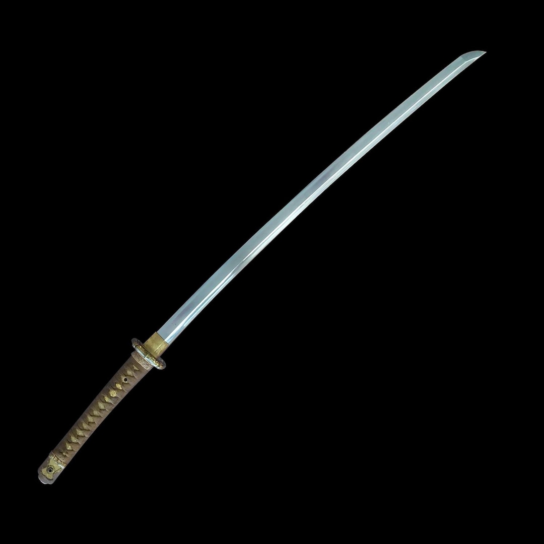 WWII Japanese Officer Katana With Ancestral Blade & Tokugawa Mon