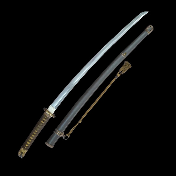Authentic WWII Japanese Katana Ichihara Nagamitsu Handmade Samurai
