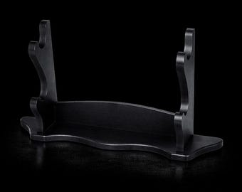 Two Sword Wooden Stand