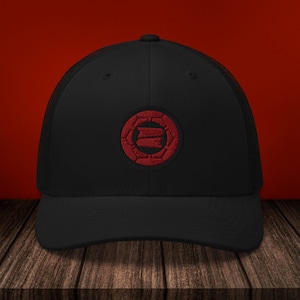 Hattori Clan Crest Embroidered Trucker Cap, Samurai Cap, Gift For Samurai Enthusiasts