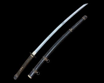 本物の日本製将校用刀（第二次世界大戦時の軍刀） - Etsy 日本