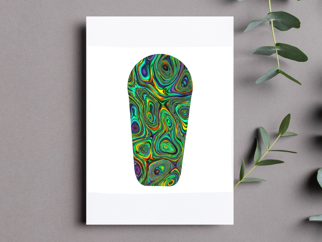 Green Swirl Tattoo Decal Etsy