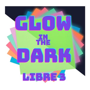 Glow in the Dark Libre 3 Vinyl Decal for CGM