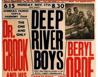 Brighton Hippodrome, Deep River Boys, B25