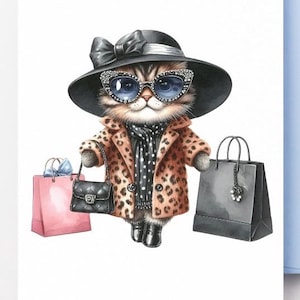 Cartão de aniversário de gato engraçado, download DIGITAL, cartão de aniversário para impressão, download instantâneo, gatinho, gatinho, presente para amante de gatos, mãe de gato, amiga, dela
