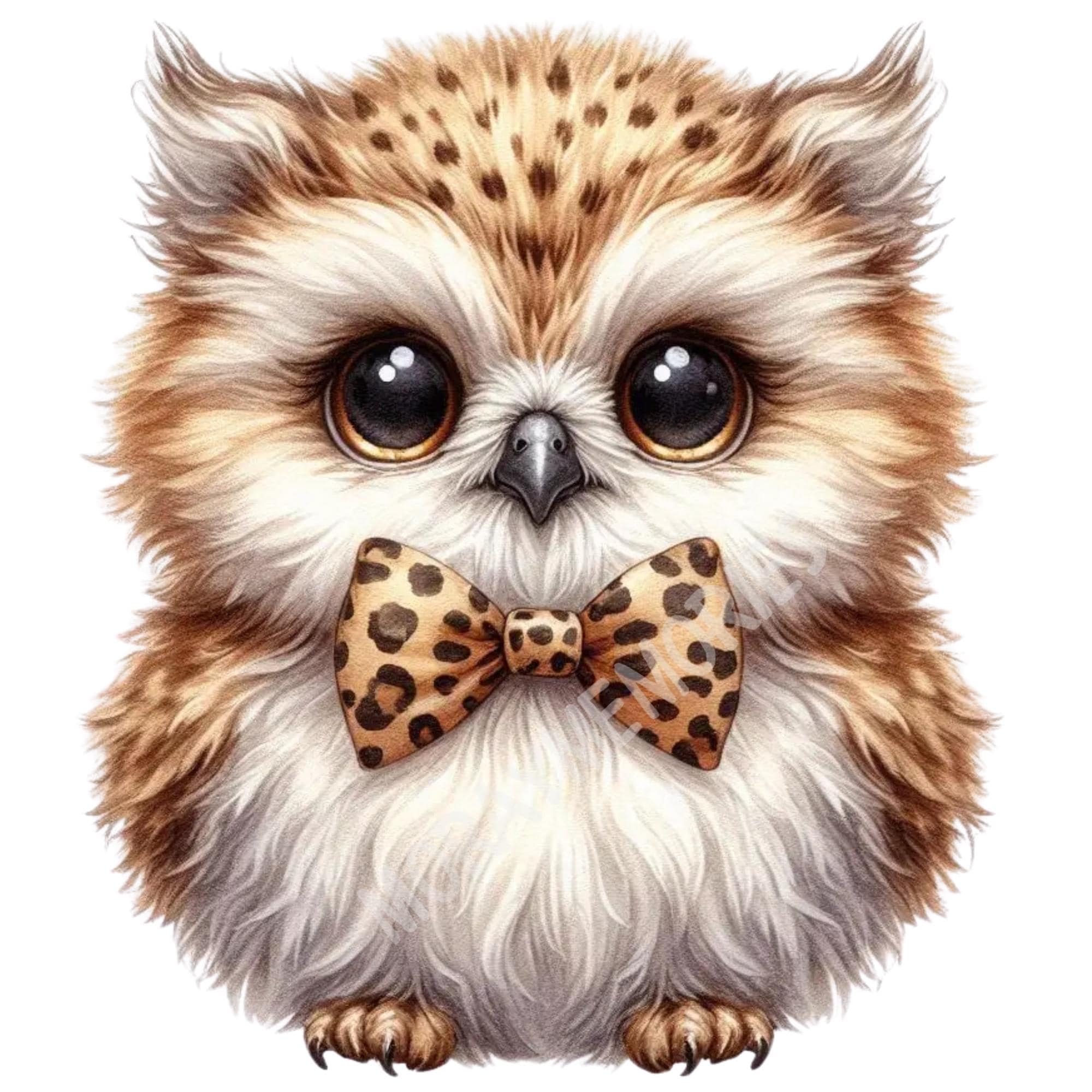 Leopard Print Owl Sublimation Clipart 5 PNG,  Colorful Owls, Owl artwork, Owl printable, Card Making