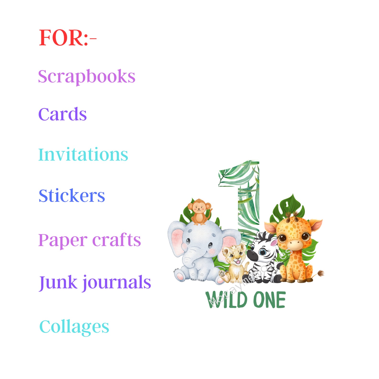 Wild One Birthday PNG, Safari 1st Birthday Shirt Design, Jungle Animal ...