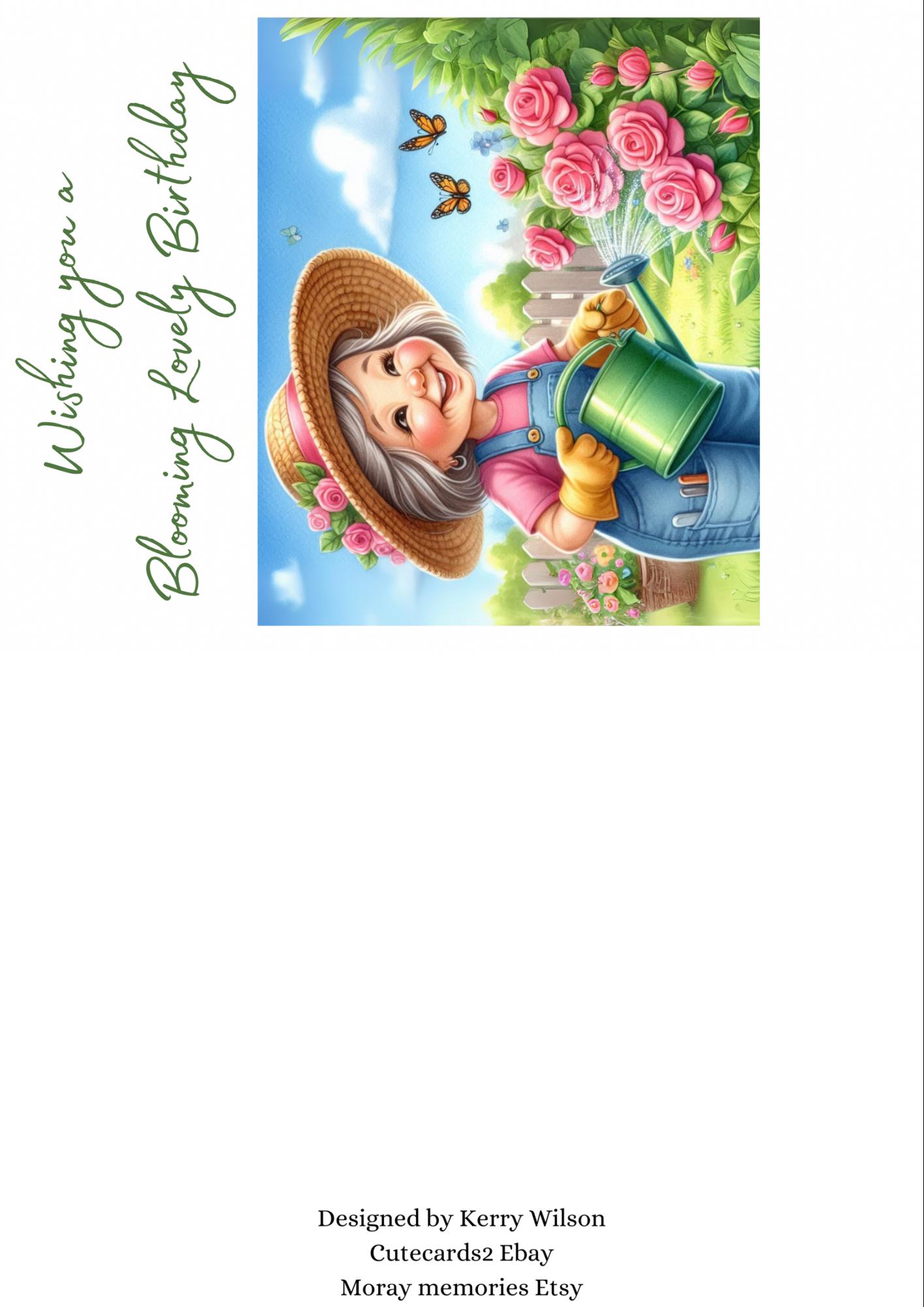 Biglietto Di Auguri Per Il Compleanno Felice Con I Fiori Astratti