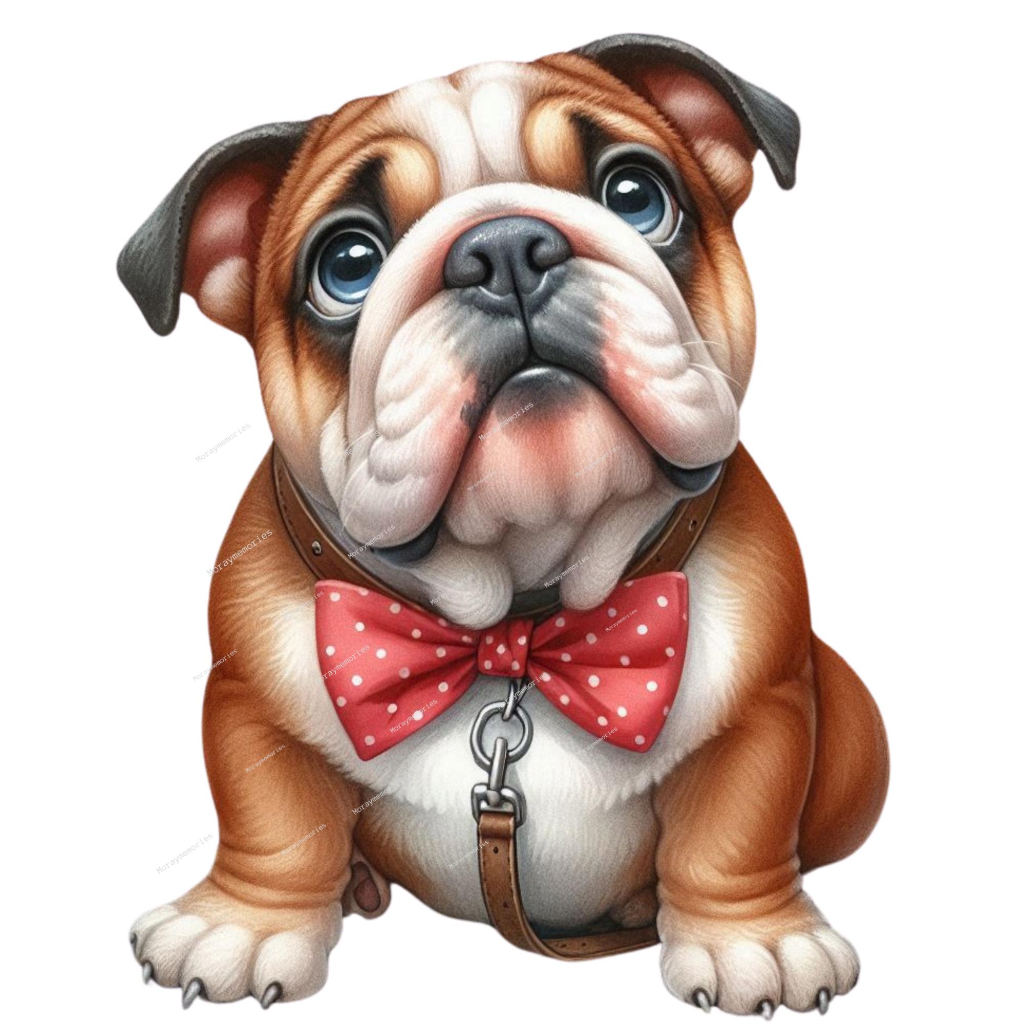 Quirky Dog Clipart PNG Bundle Whimsical Dogs Sublimation Clipart ...