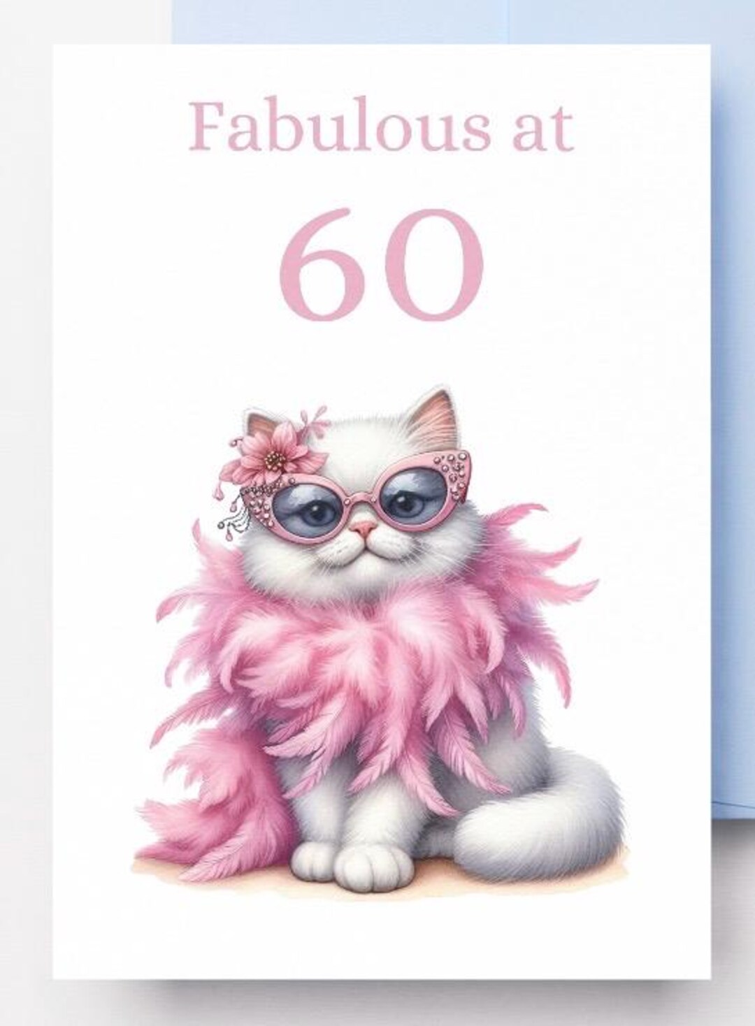 Printable Funny Cat Birthday Card Printable – Instant Download Digital ...