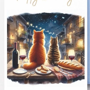 Printable Birthday Card, Funny Cat Birthday for Friend, DIGITAL Download, Mum, Printable Cat Birthday Card,Funny Birthday Cat, Cat Lady card