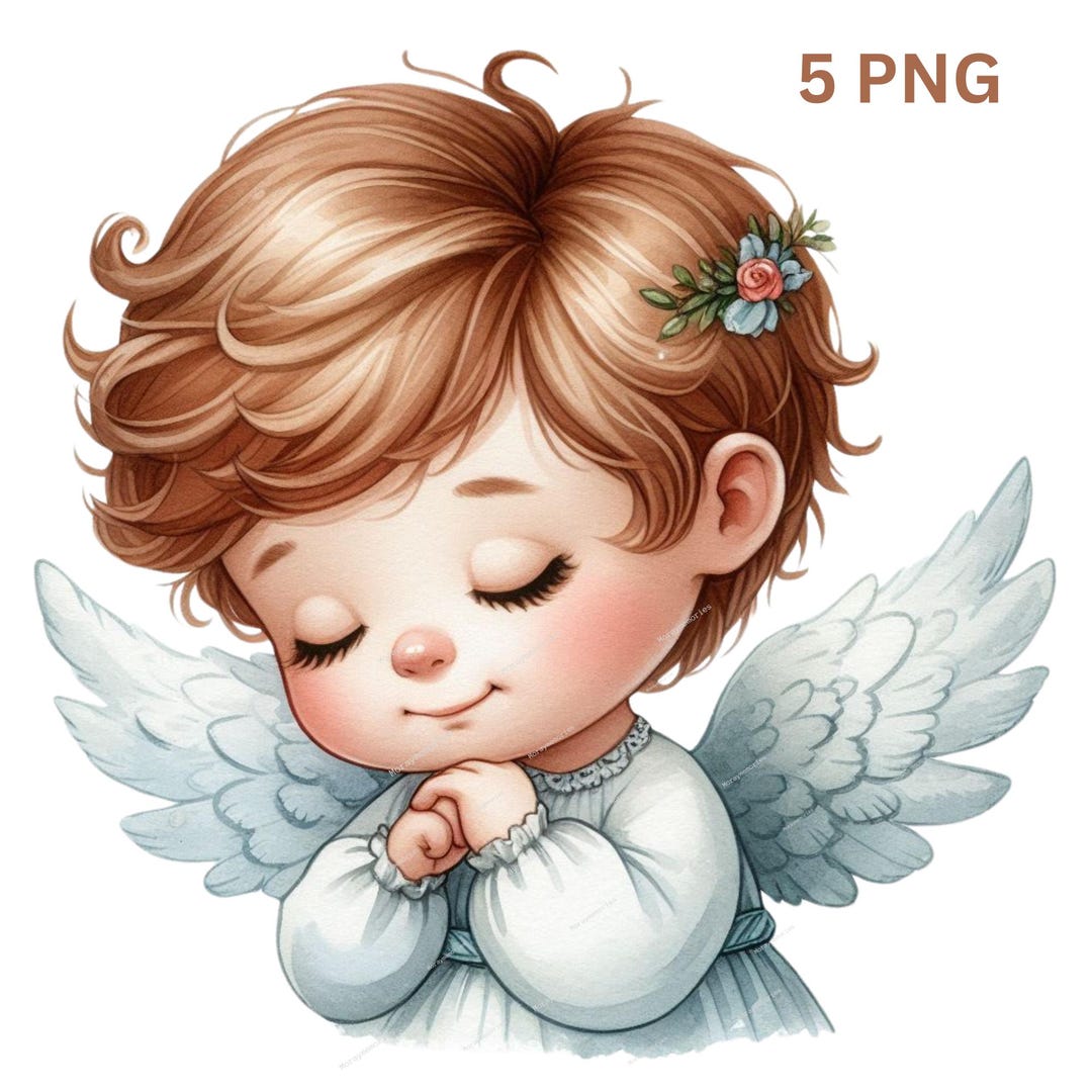 Cute Angels Clipart, High Quality Pngs, Adorable Angel PNG, Heavenly ...