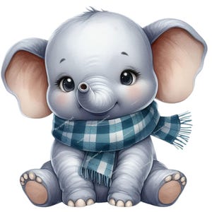 Elefante en biberón de acuarela, clipart de elefante PNG, clipart de baby shower, decoración de guardería, bebé elefante PNG, uso comercial