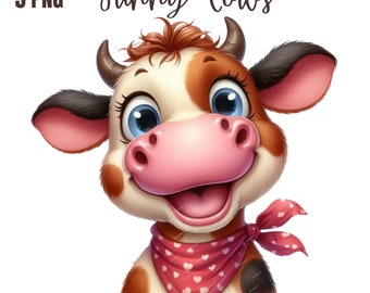 Funny Cows PNG Bundle, Funny Cow Clip Art, Cow Sublimation Designs, Sarcastic Cow Mug Design PNG, Sarcastic Bundle, Funny Cow Png, Moo