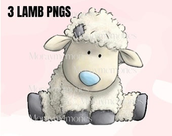 Cute Sheep Watercolor Sublimation, sheep clipart, lamb clipart, Easter sheep, sheep art, sheep painting